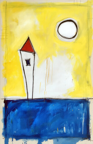 WHITE SUN by Hari Beierl, Painting for Sale on Select