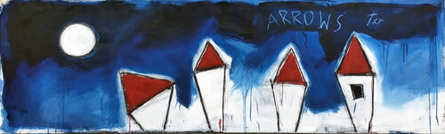 ARROWS IN THE SKY by Hari Beierl, Painting for Sale on Select