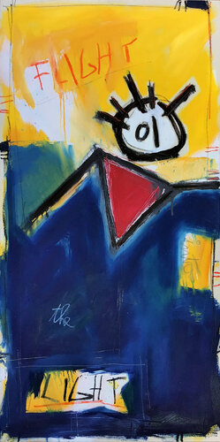 FLIGHT INTO THE LIGHT by Hari Beierl, Painting for Sale on Select