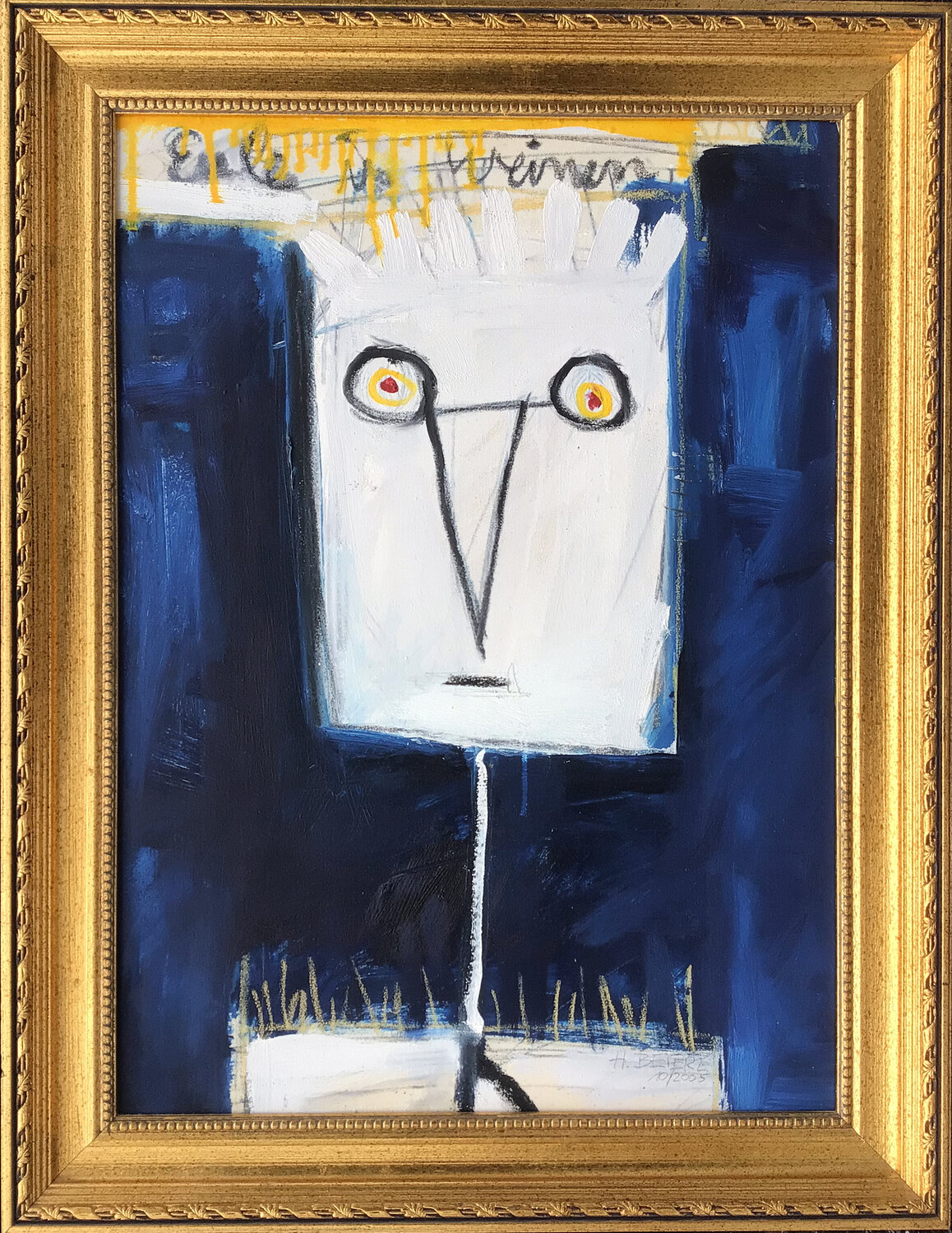EULE IS WEINEN Hari Beierl Original painting for sale