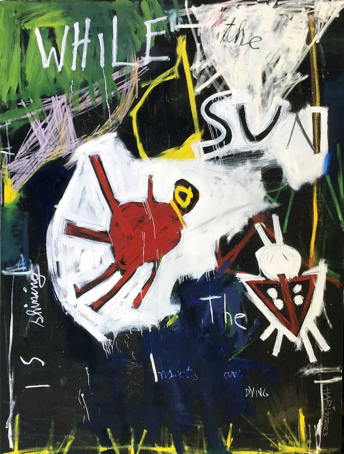 WHILE THE SUN IS SHINING Hari Beierl Original painting for sale