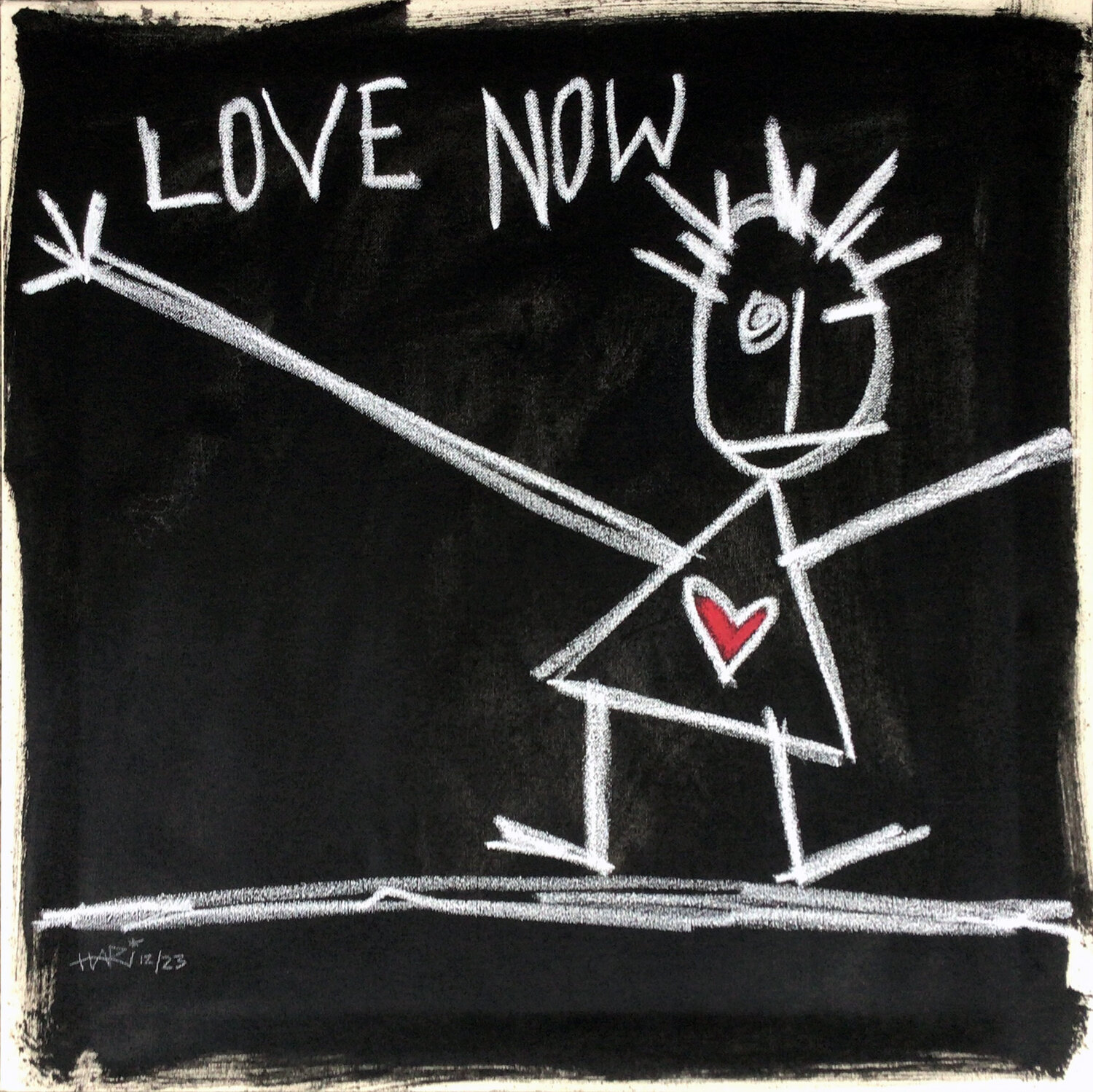 LOVE NOW Hari Beierl Original painting for sale