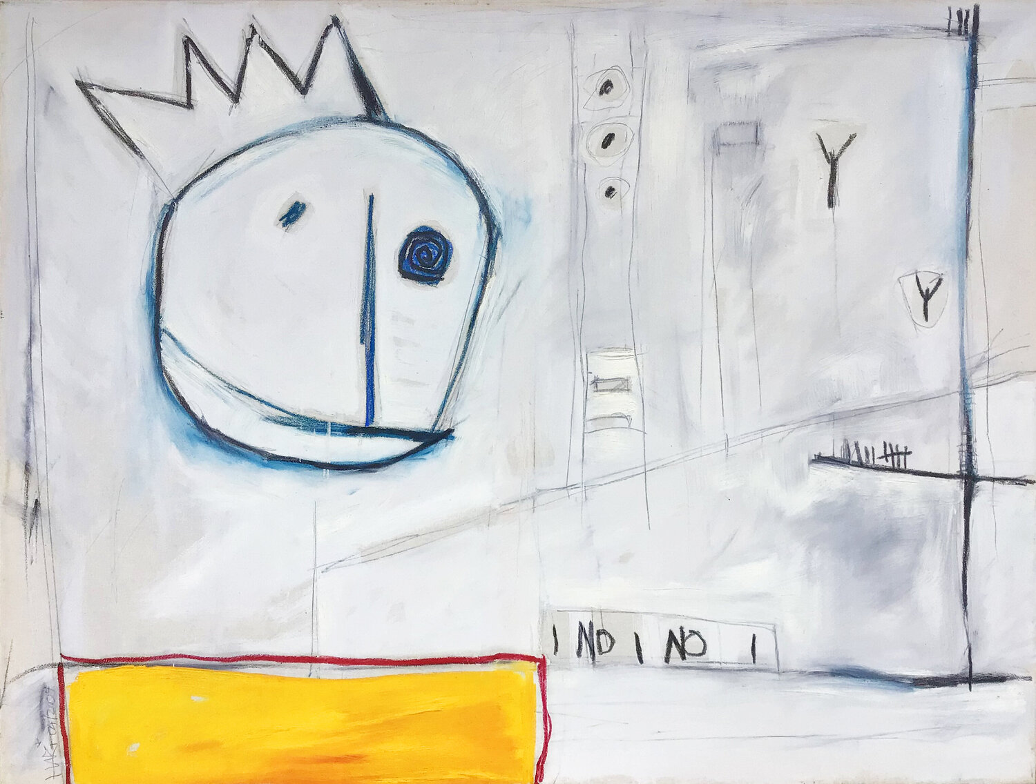 I NO I NO Hari Beierl Original painting for sale