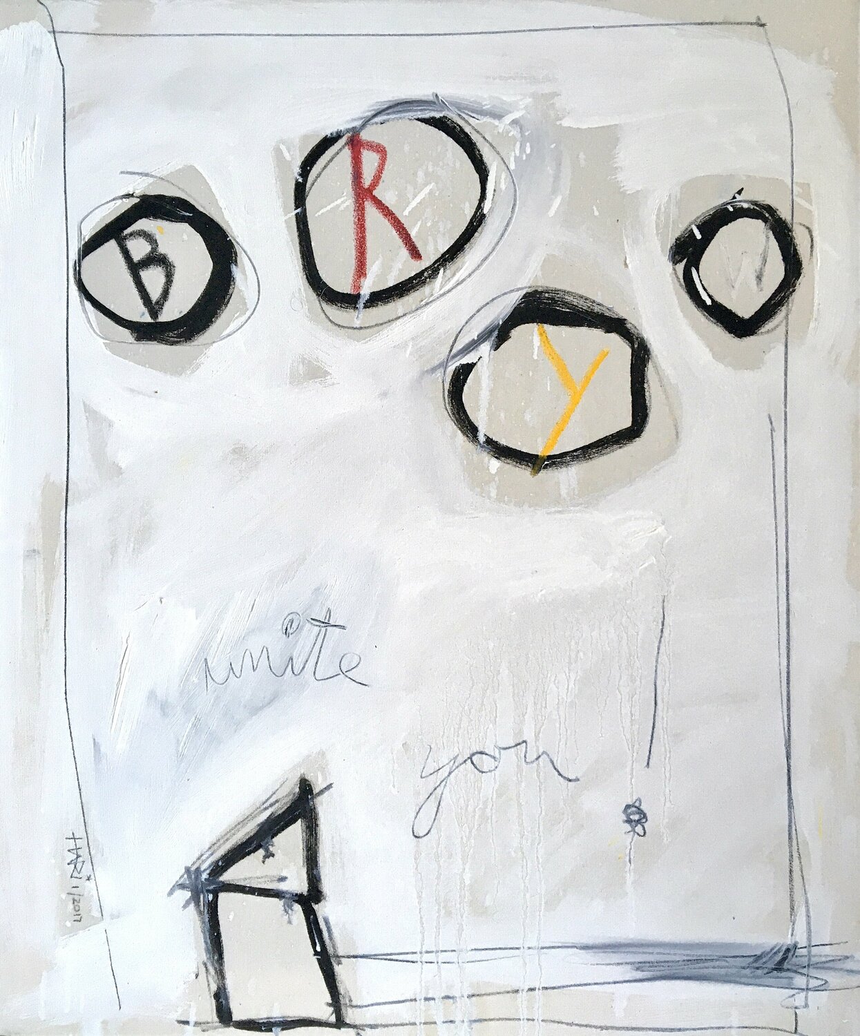 UNITE YOU Hari Beierl Original painting for sale