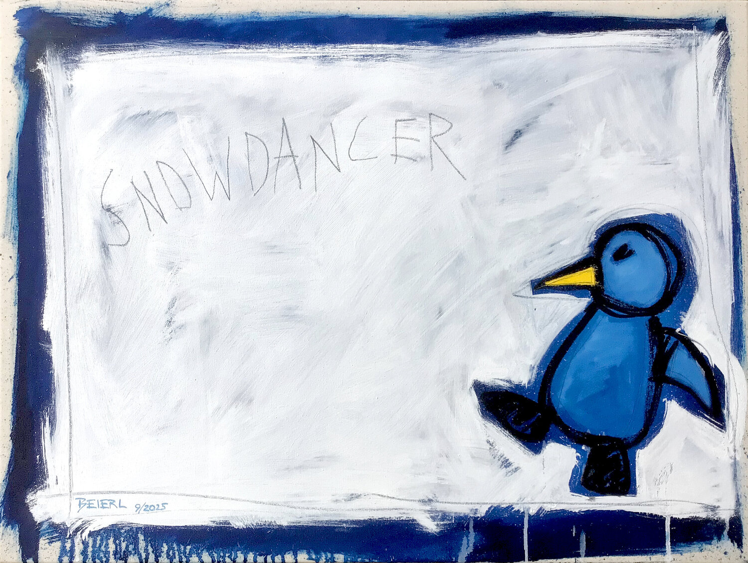 SNOWDANCER Hari Beierl Original painting for sale
