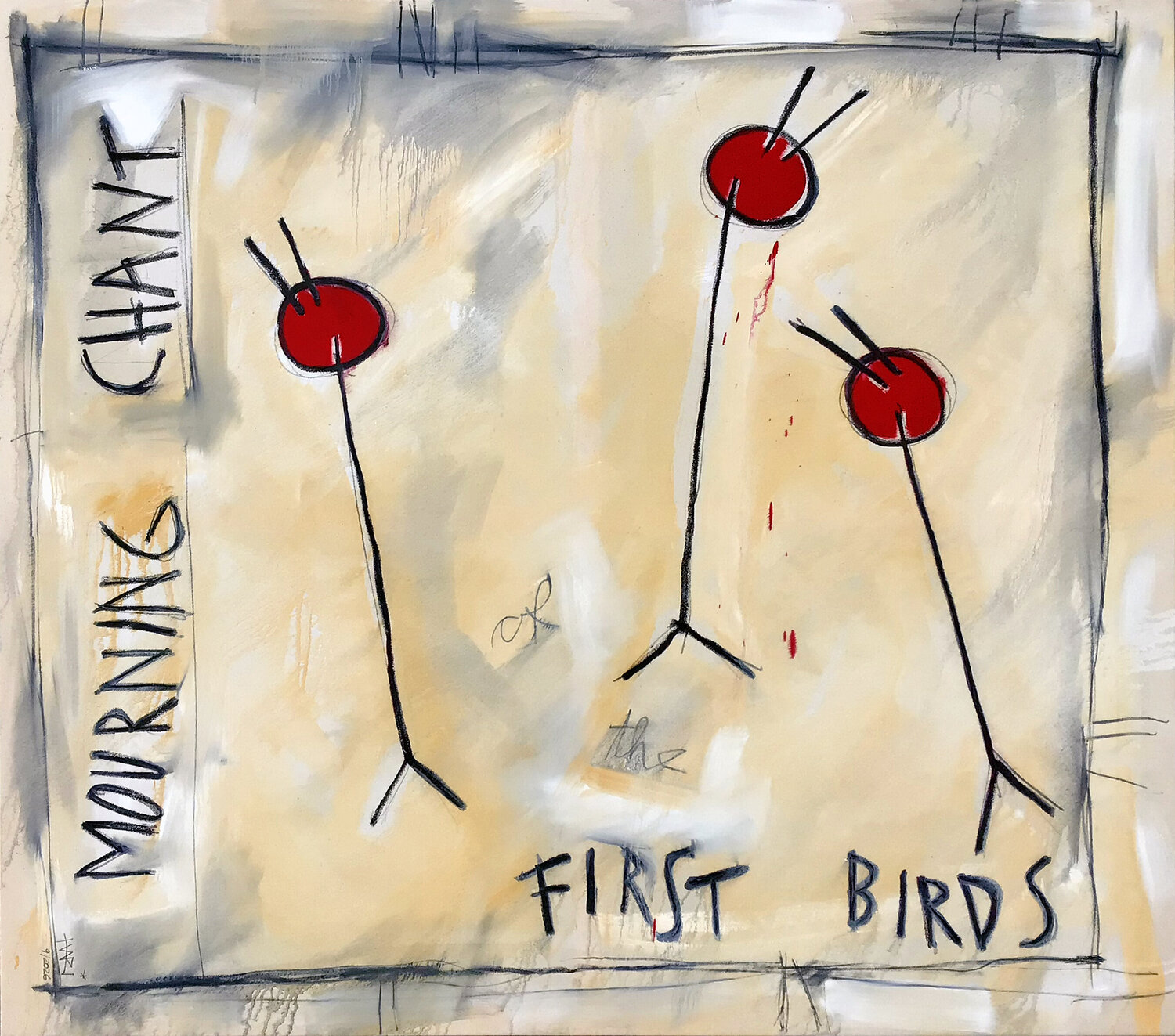 THE FIRST BIRDS Hari Beierl Originalgemälde zu verkaufen