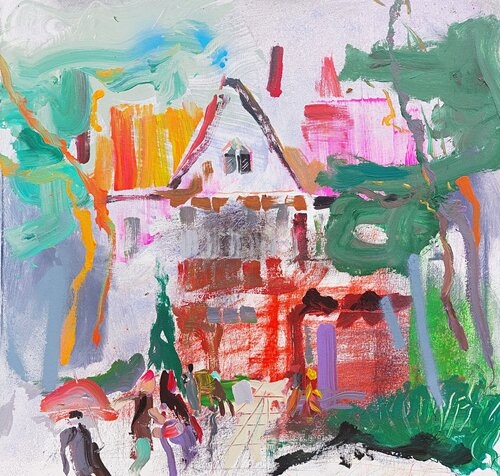 Seaside Story. Jurmala by Ilgvars Zalans, Painting for Sale on Select