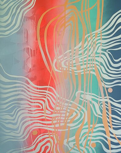 Too many secrets 06 by Ilgvars Zalans, Painting for Sale on Select
