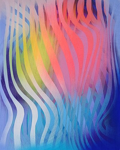 Halo B by Ilgvars Zalans, Painting for Sale on Select