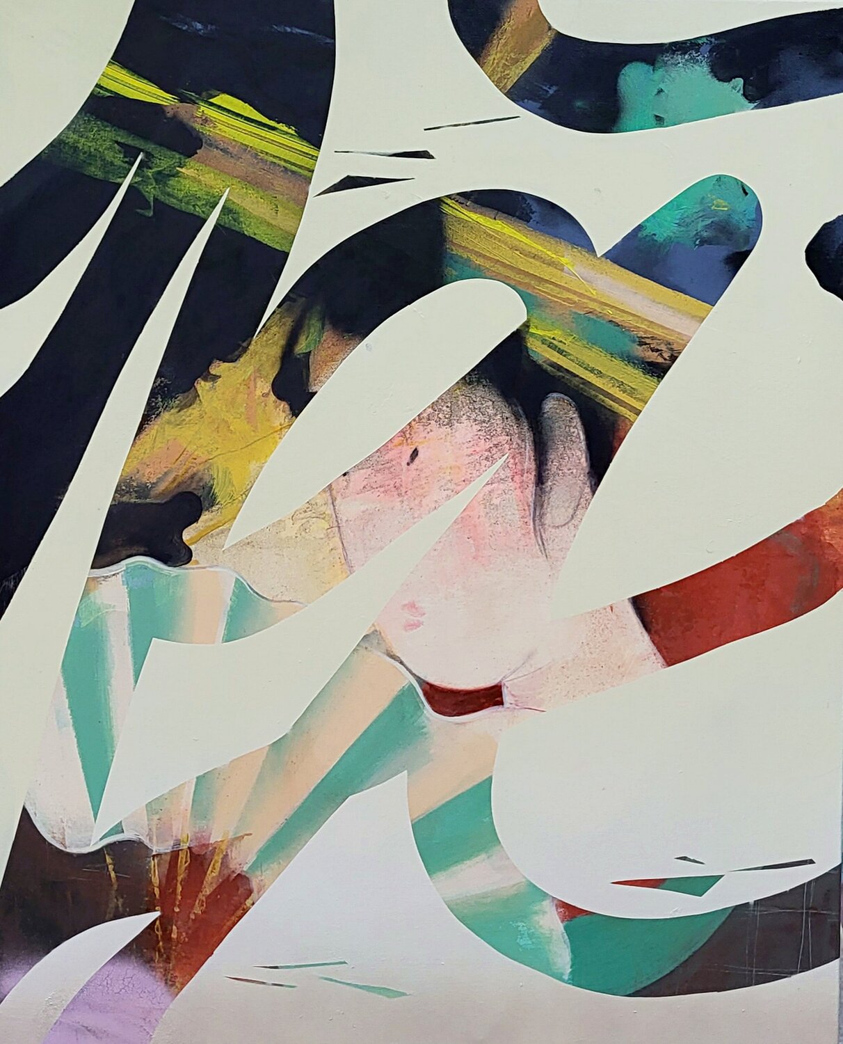 Silent Ukiyo Ilgvars Zalans Original painting for sale