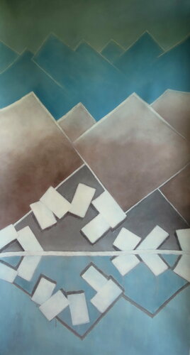 Montagne 4 by Isabelle Philips-Decramer, Painting for Sale on Select