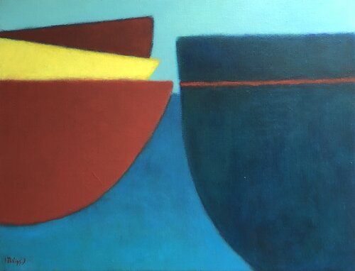 Présences Silencieuses 13 by Isabelle Philips-Decramer, Painting for Sale on Select