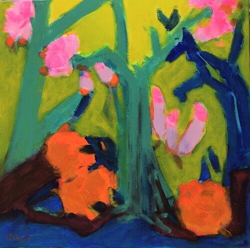 Jardins Intérieurs 1 by Isabelle Philips-Decramer, Painting for Sale on Select