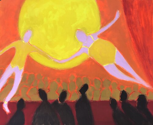 Les Porteurs de Lumière 3 von Isabelle Philips-Decramer, Malerei kaufen auf Select