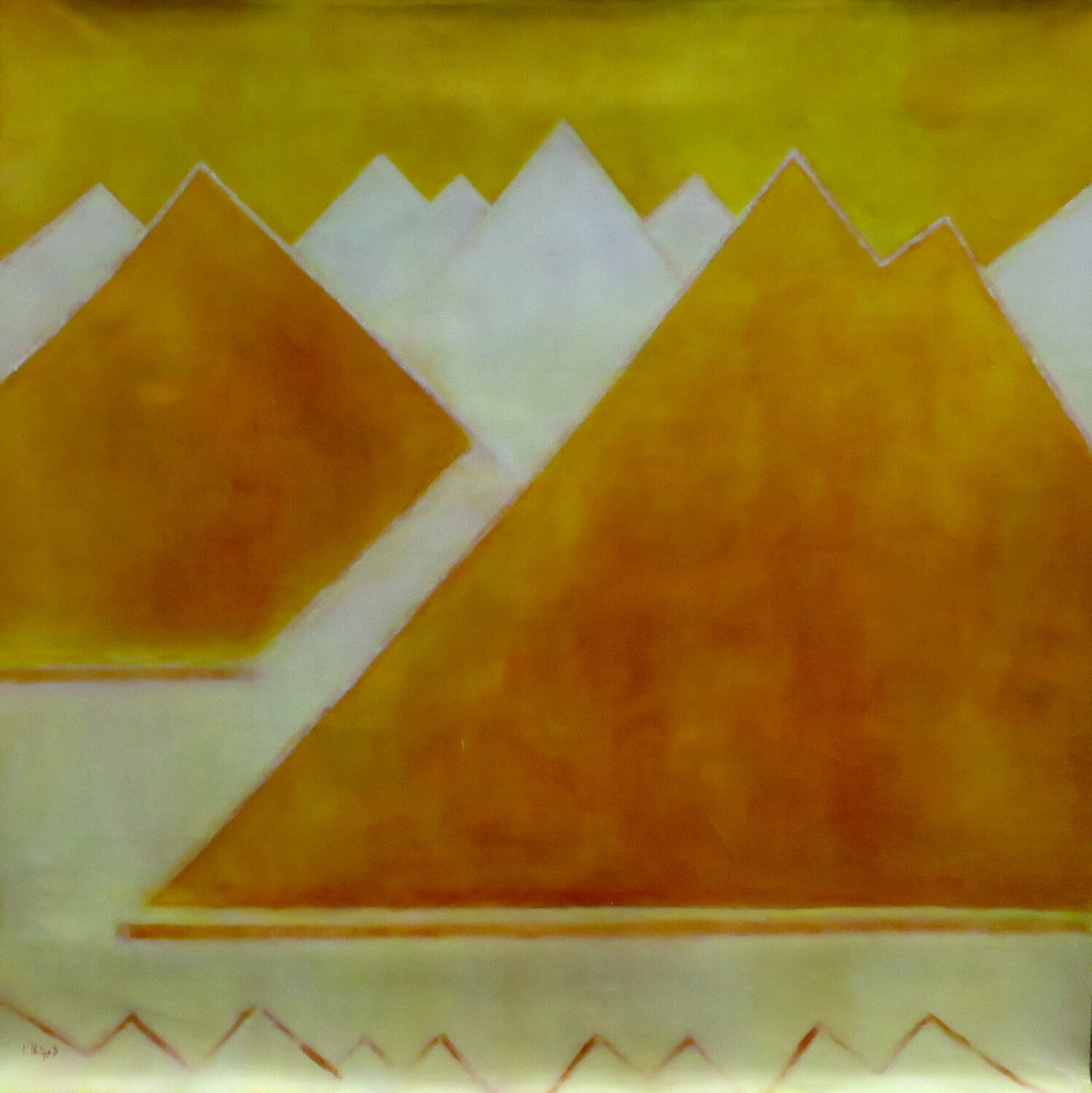 Montagne 5 Isabelle Philips-Decramer Original painting for sale