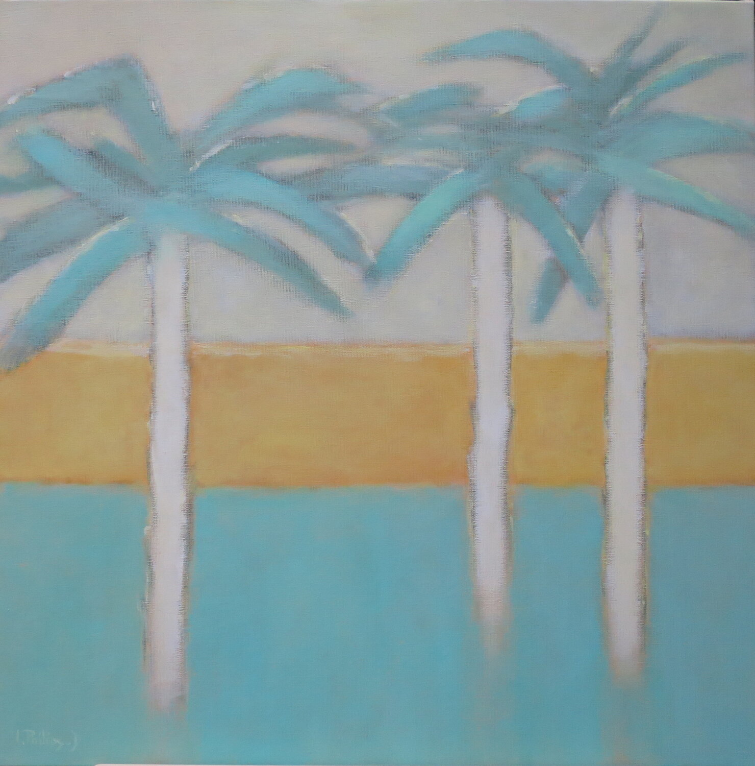 Rivages 17 Isabelle Philips-Decramer Original painting for sale