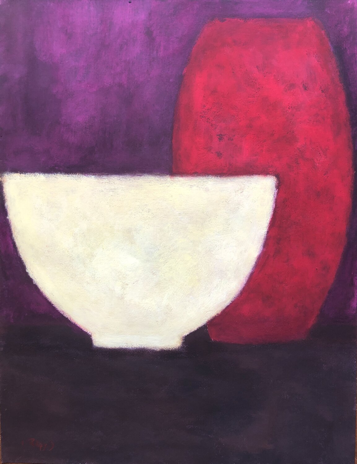 Présences Silencieuses 6 Isabelle Philips-Decramer Original painting for sale