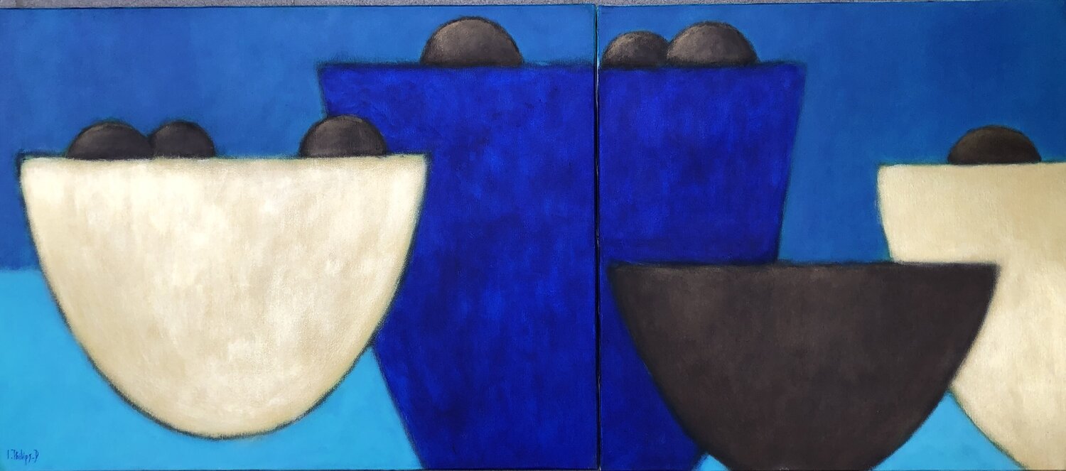 Présences Silencieuses 36 Isabelle Philips-Decramer Original painting for sale