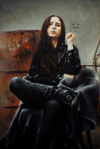The Thorn Girl by Bozhena Fuchs, Painting for Sale on Select