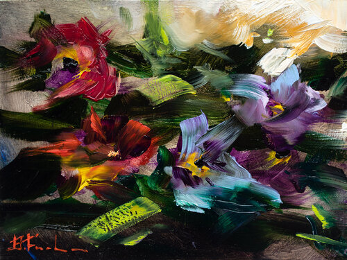 The Blooming by Bozhena Fuchs, Painting for Sale on Select