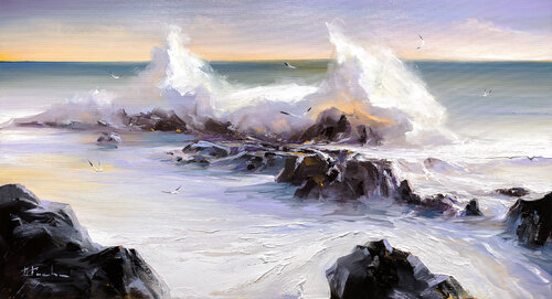 Majestic Momentum by Bozhena Fuchs, Painting for Sale on Select