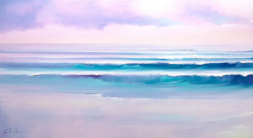 Dawn's Gentle Caress by Bozhena Fuchs, Painting for Sale on Select