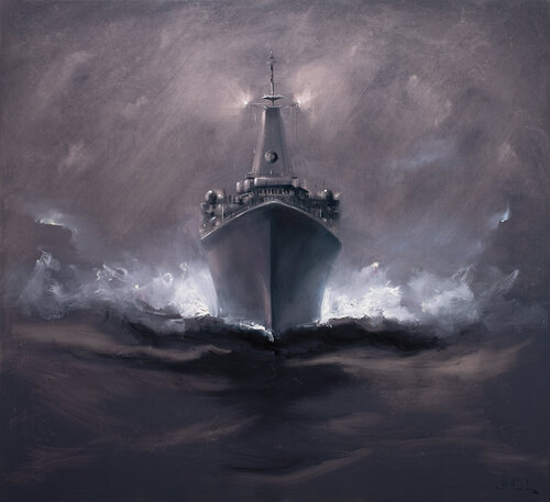 Titan by Bozhena Fuchs, Painting for Sale on Select