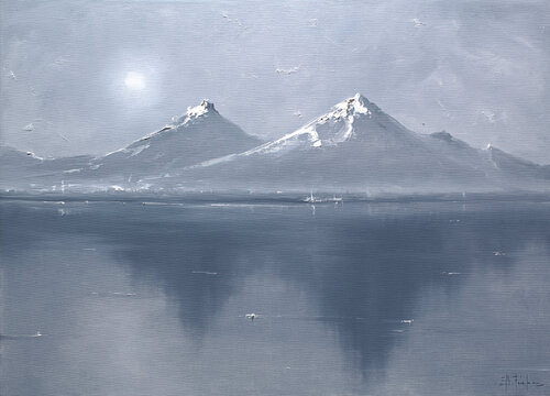 Whisper of the Alps by Bozhena Fuchs, Painting for Sale on Select