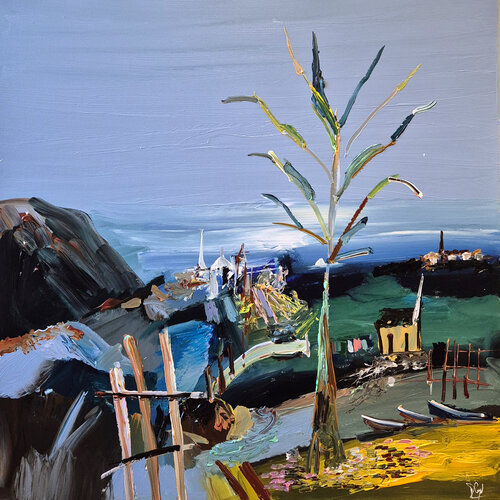 Fixer le jour by Muriel Cayet, Painting for Sale on Select