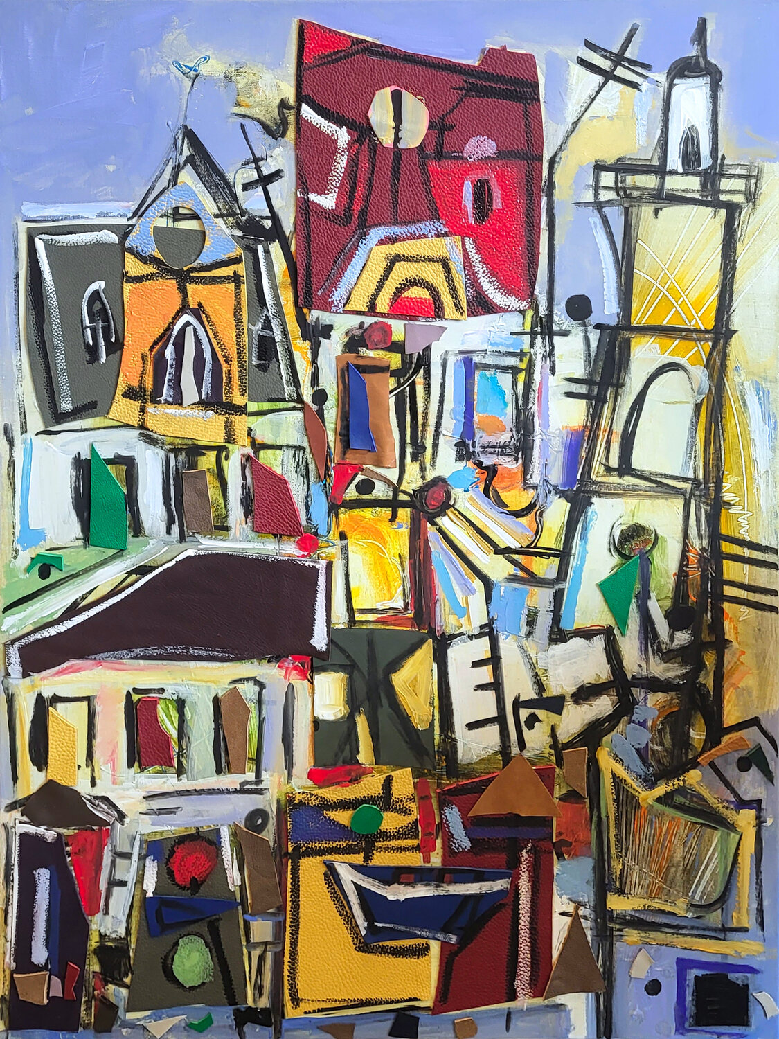 Revivance au matin Muriel Cayet Original painting for sale