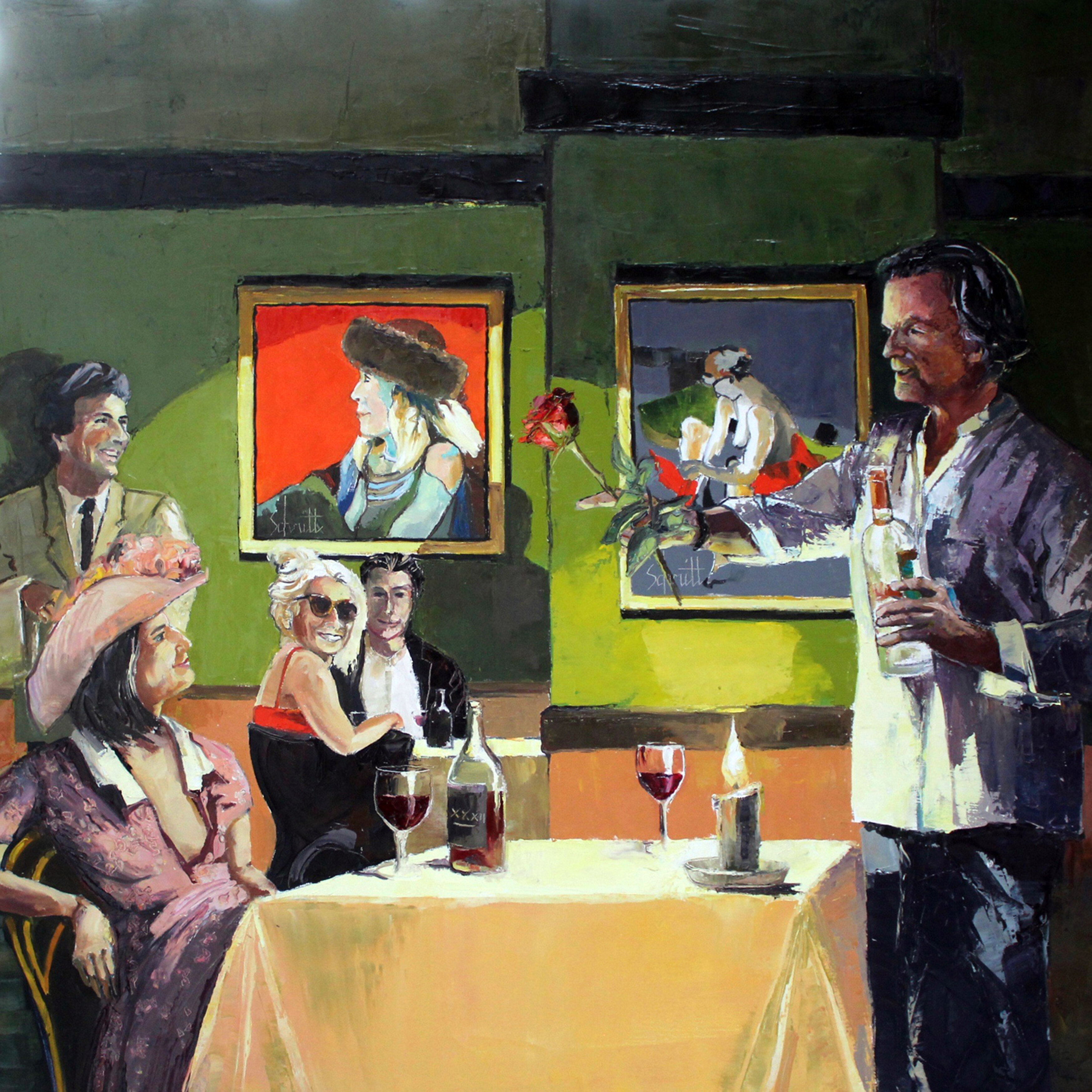 CAFÉ XXXII (Une rose en cadeau)