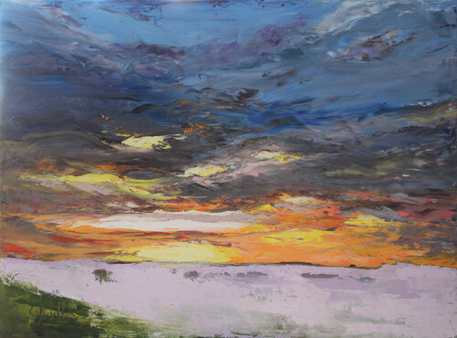 BRUMES AU COUCHANT by Jean-Paul Schmitt, Painting for Sale on Select
