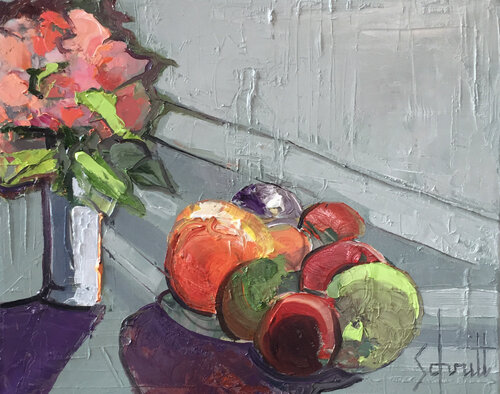 AU FOND GRIS by Jean-Paul Schmitt, Painting for Sale on Select