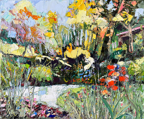 HALF ABSTRACT 34 (Ne6) by Jean-Paul Schmitt, Painting for Sale on Select