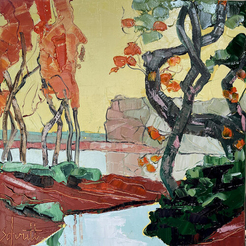LACS D'EUGÈNE (Hommage à Brouillard) by Jean-Paul Schmitt, Painting for Sale on Select