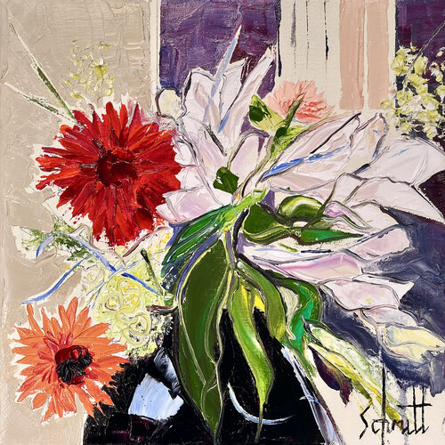 BOUQUET by Jean-Paul Schmitt, Painting for Sale on Select