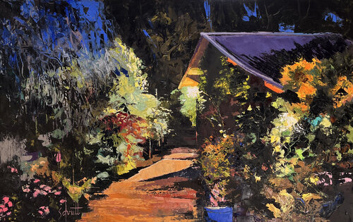 NUIT (Passage des Ayats) by Jean-Paul Schmitt, Painting for Sale on Select
