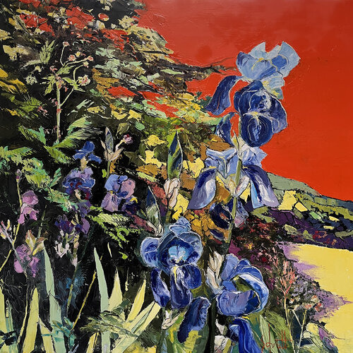 IRIS (À la Sablière) by Jean-Paul Schmitt, Painting for Sale on Select