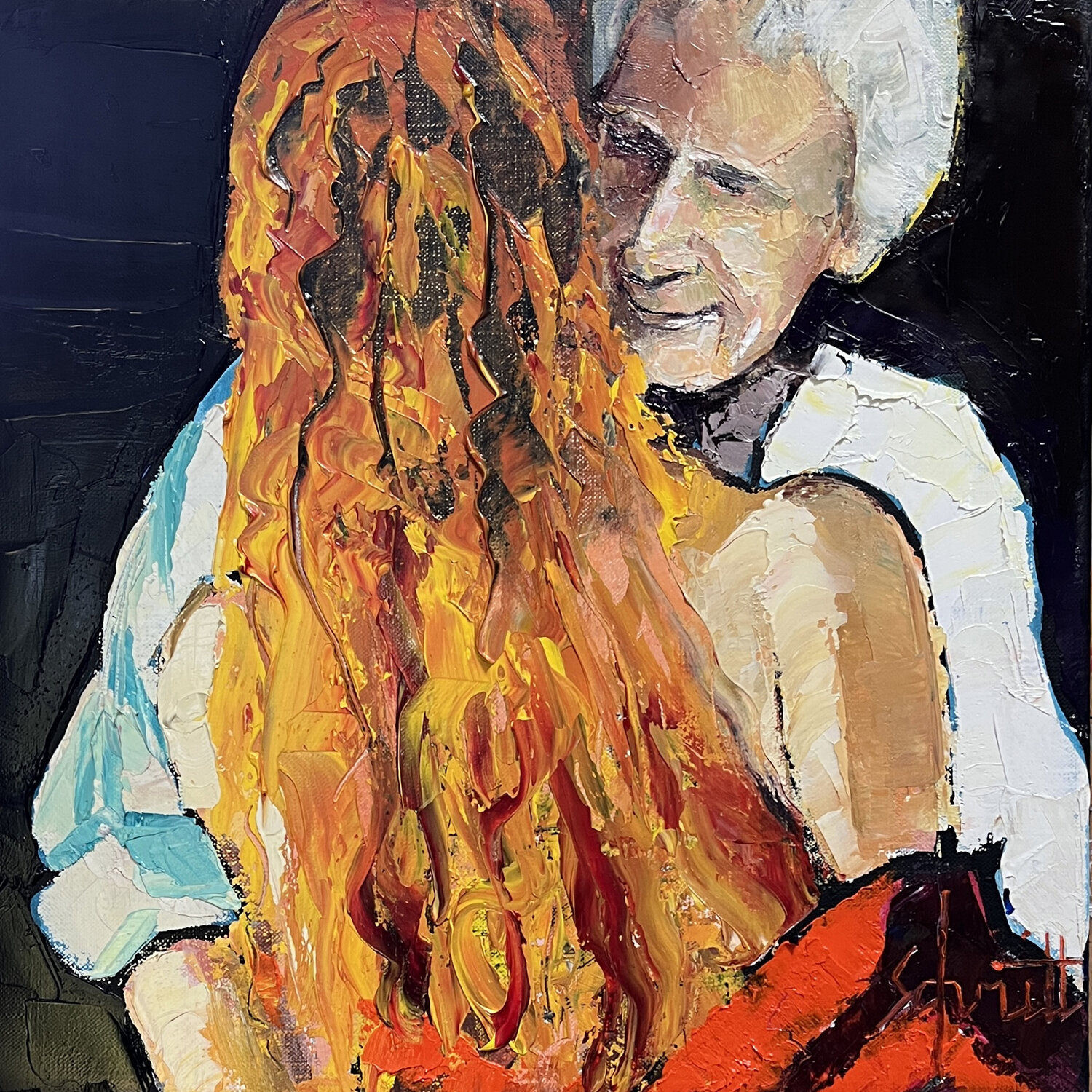 MAGDALENA Jean-Paul Schmitt Originalgemälde zu verkaufen