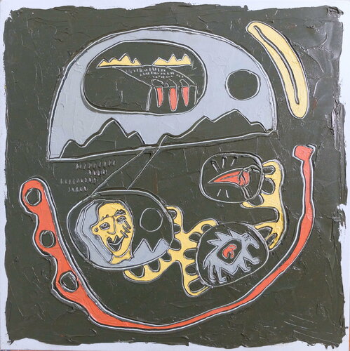 Awake, Fighting by Hannah Perry Saucier, Painting for Sale on Select