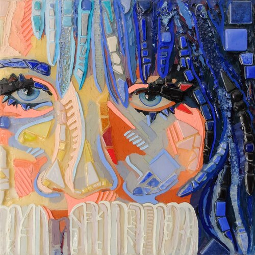 Gazing Through the Looking Glass by Hannah Perry Saucier, Painting for Sale on Select