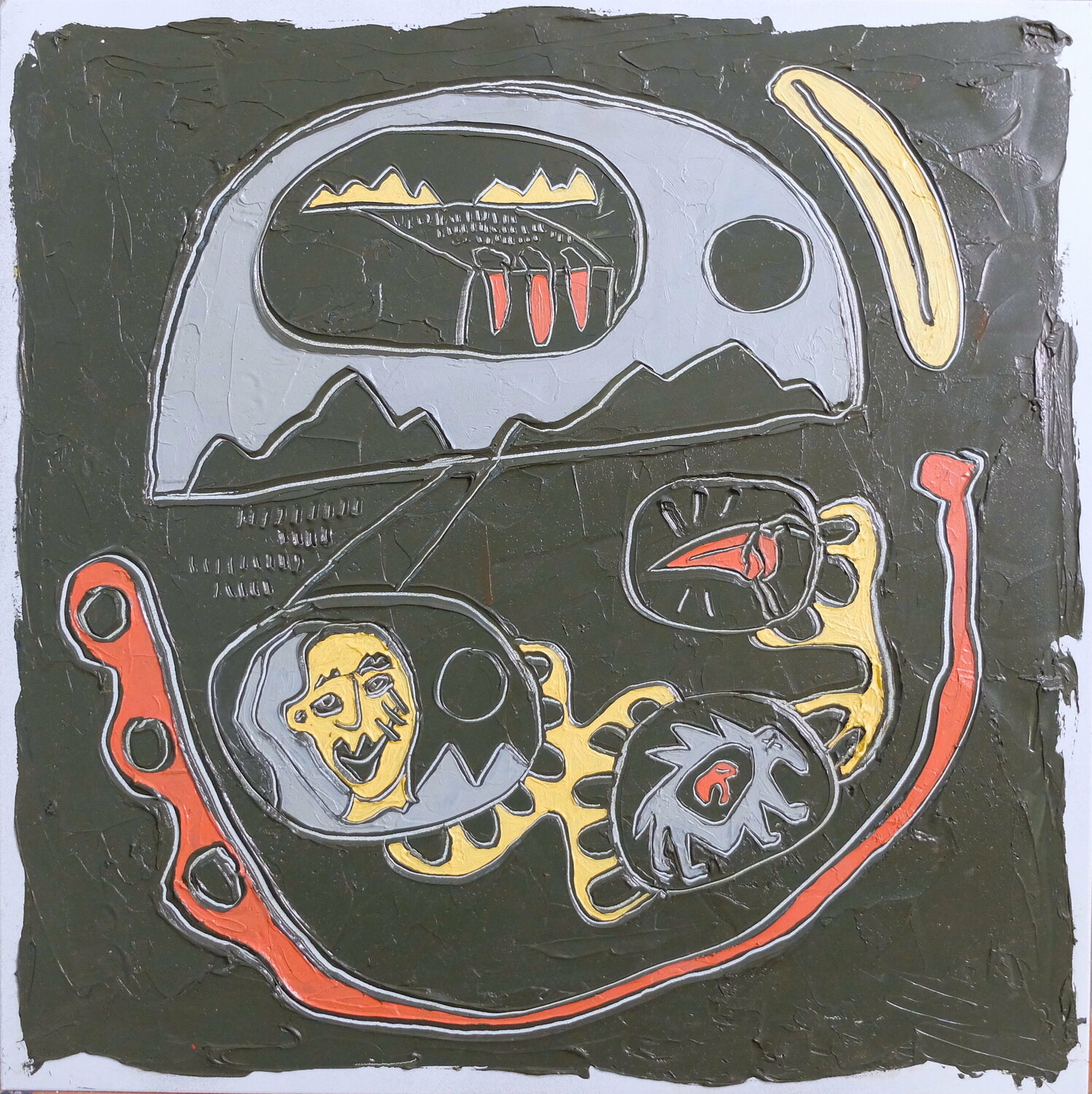 Awake, Fighting Hannah Perry Saucier Original painting for sale