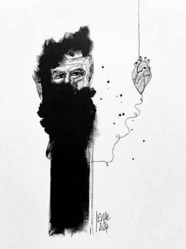 À bout de Cœur by EVIAL, Drawing for Sale on Select