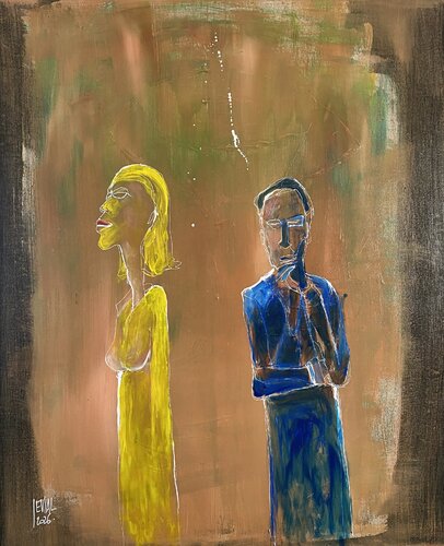Ce que le Silence ne Dit pas (02) by EVIAL, Painting for Sale on Select