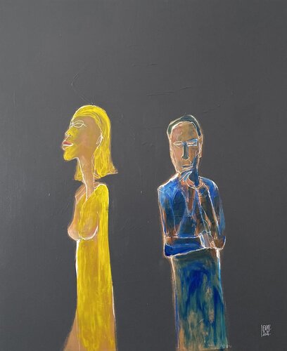 Ce que le Silence ne Dit pas (02) by EVIAL, Painting for Sale on Select