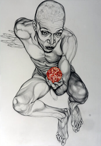 Waiting for the Sun by Sol KJOK, Drawing for Sale on Select