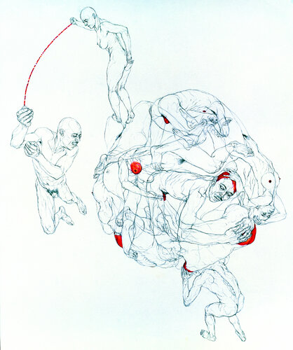 Like the Snapping of Bones by Sol KJOK, Drawing for Sale on Select