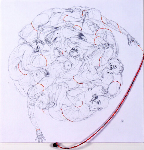 Your Place in the Family of Things by Sol KJOK, Drawing for Sale on Select