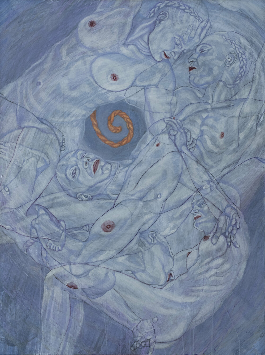 Going Up in Smoke Sol KJOK Original painting for sale