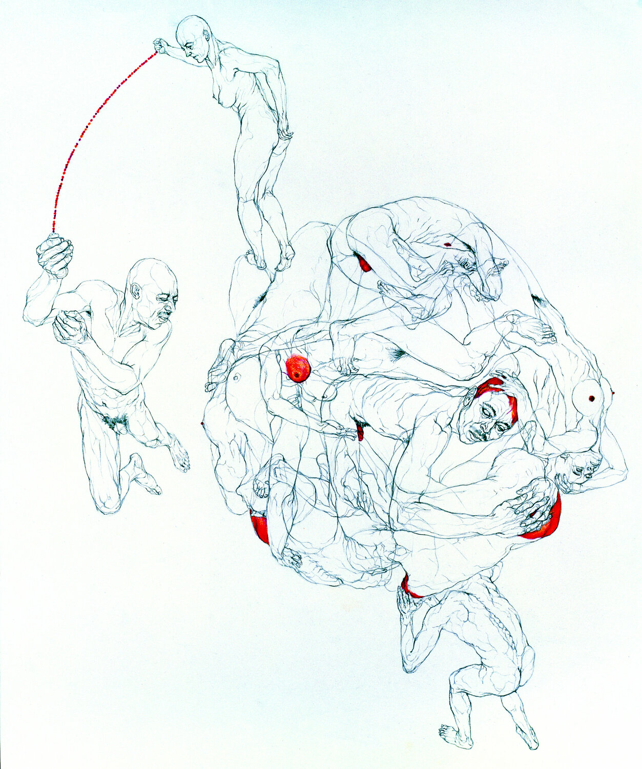 Like the Snapping of Bones Sol KJOK Drawing for sale